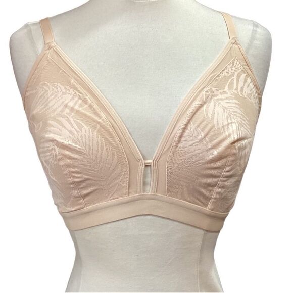 NWT Lively The Smooth Lace Bralette Toasted Almond - Picture 5 of 12